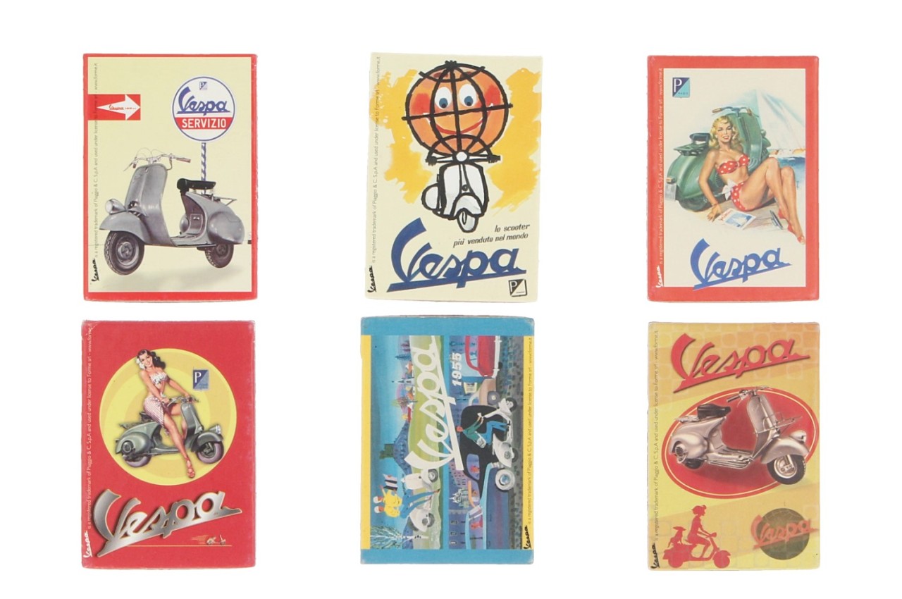 Vespa magnet, 6 pieces