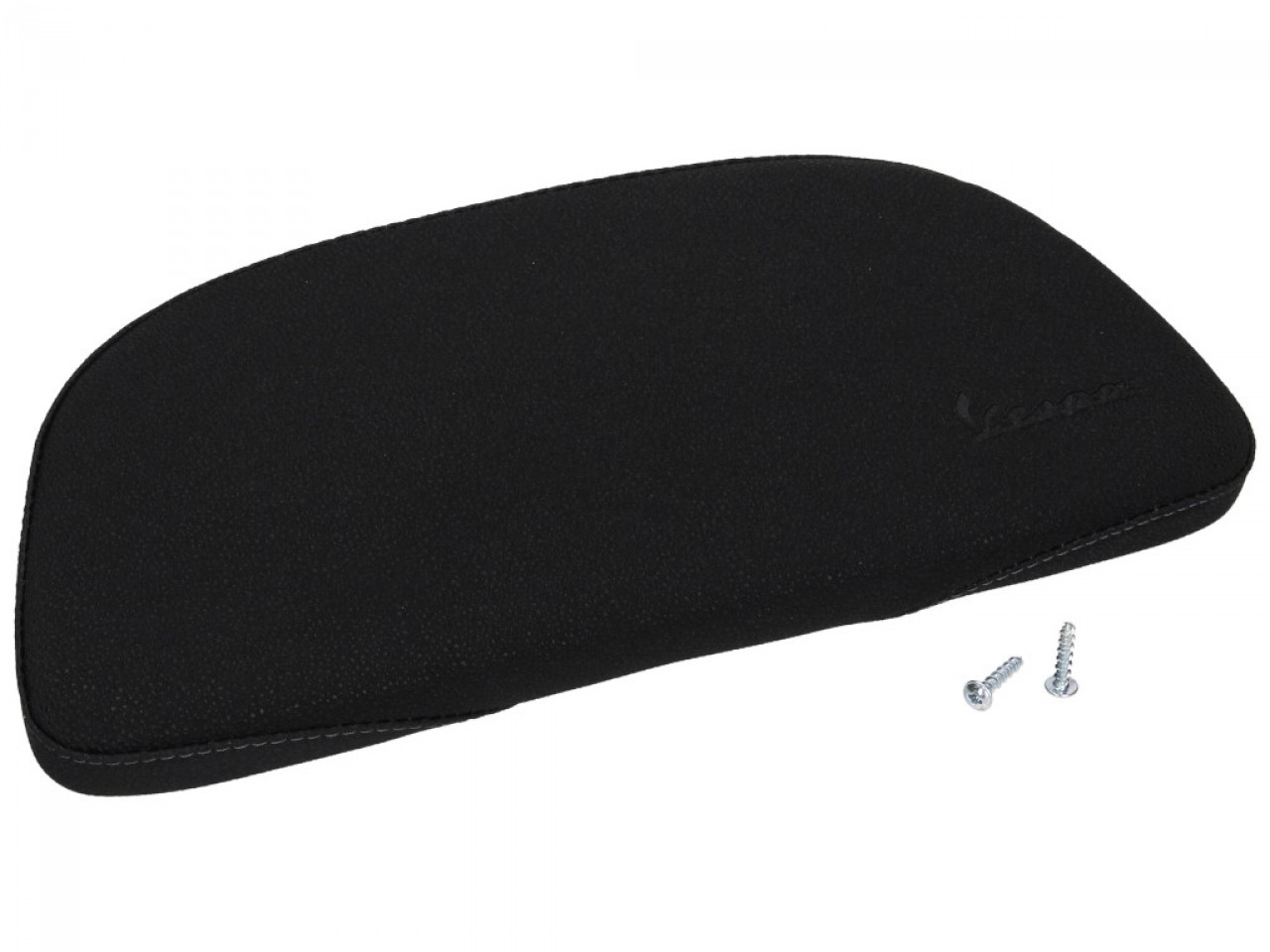Original backrest for top case Black Vespa LX