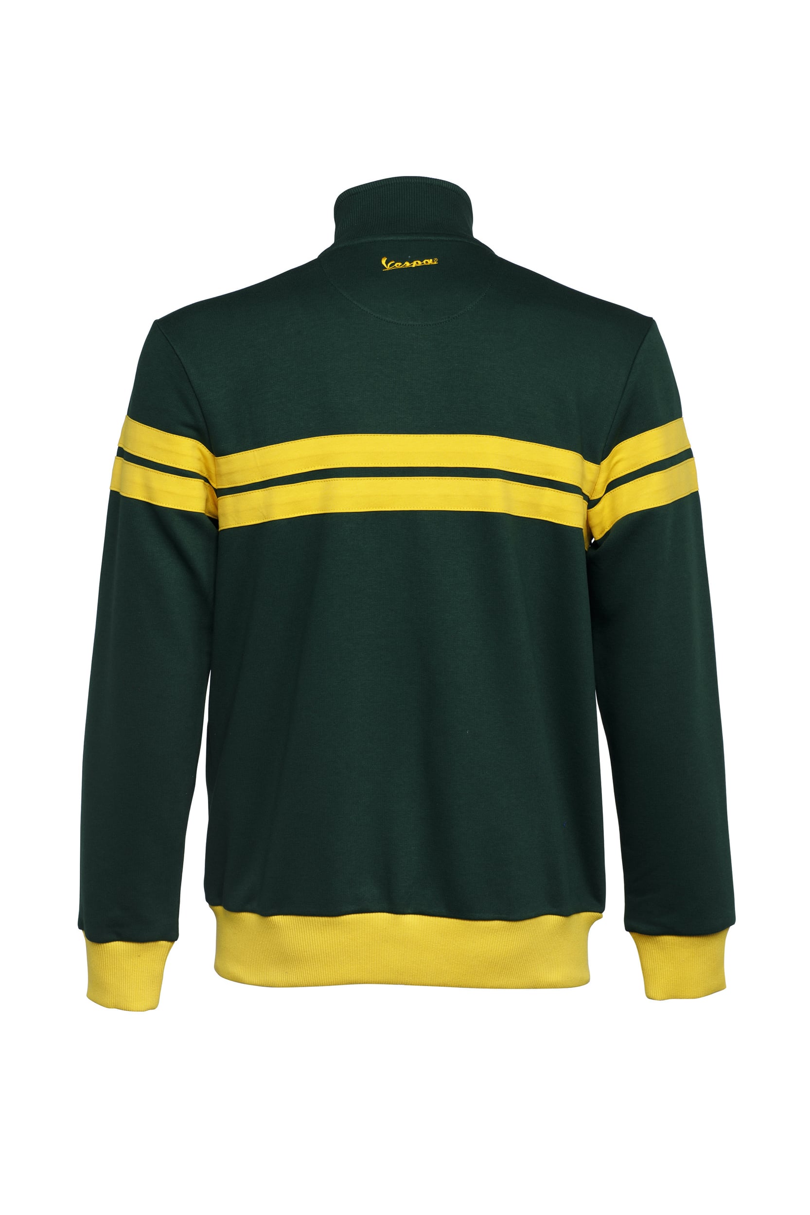 Vespa sweatshirt jacket, Racing Sixties 60s green / yellow