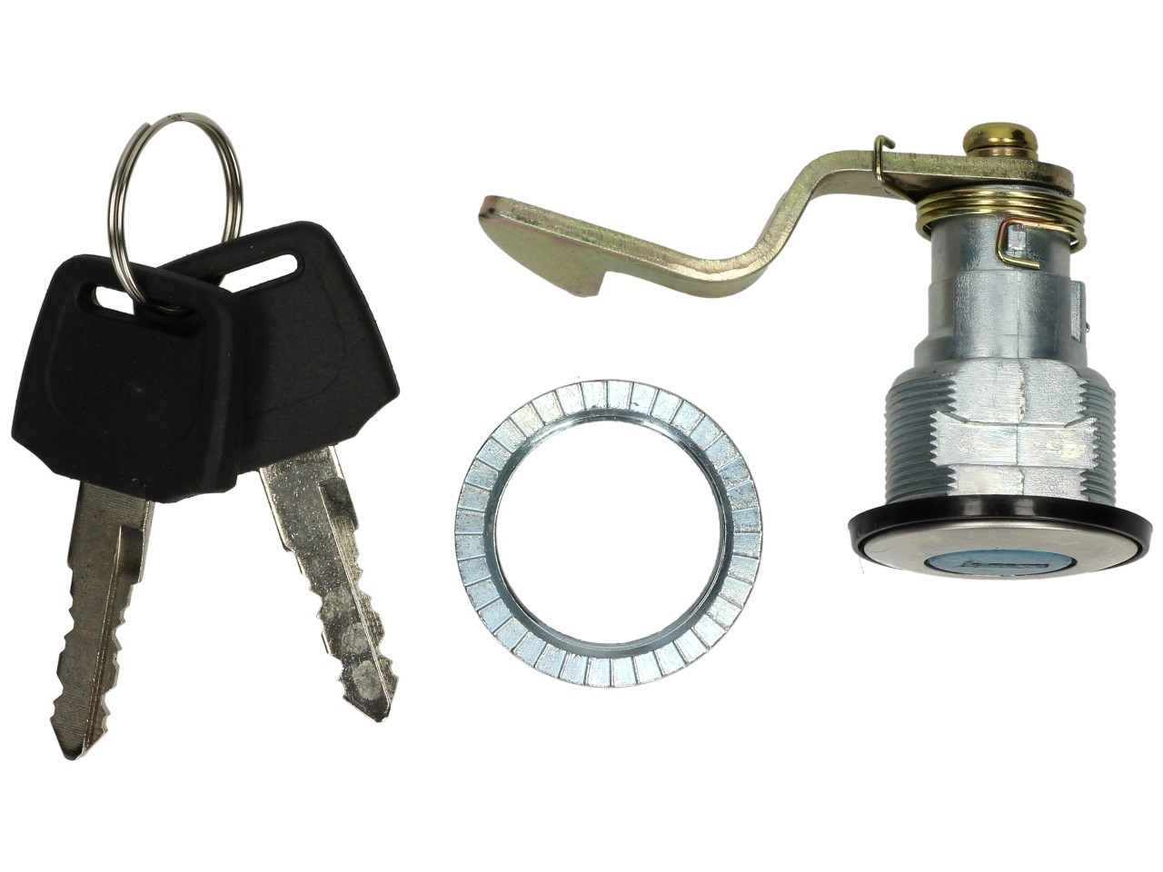 Replacement lock for original Piaggio and Vespa top cases