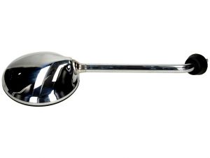 Mirror, left, chrome, with right-hand thread
