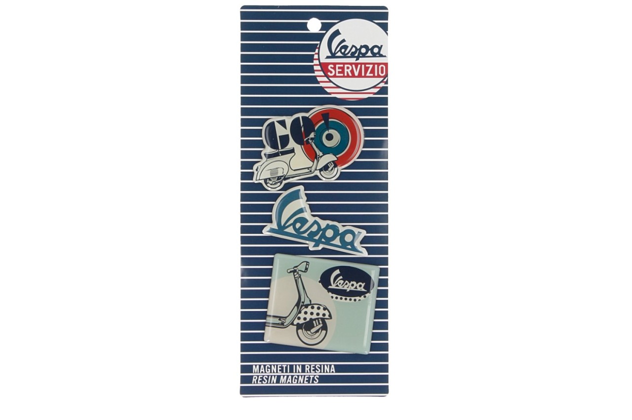 Vespa magnets, 3 pieces
