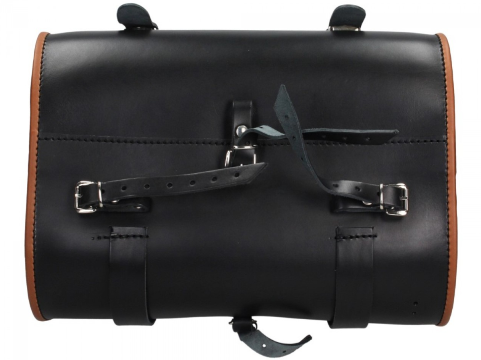 Original Vespa leather bag - Black
