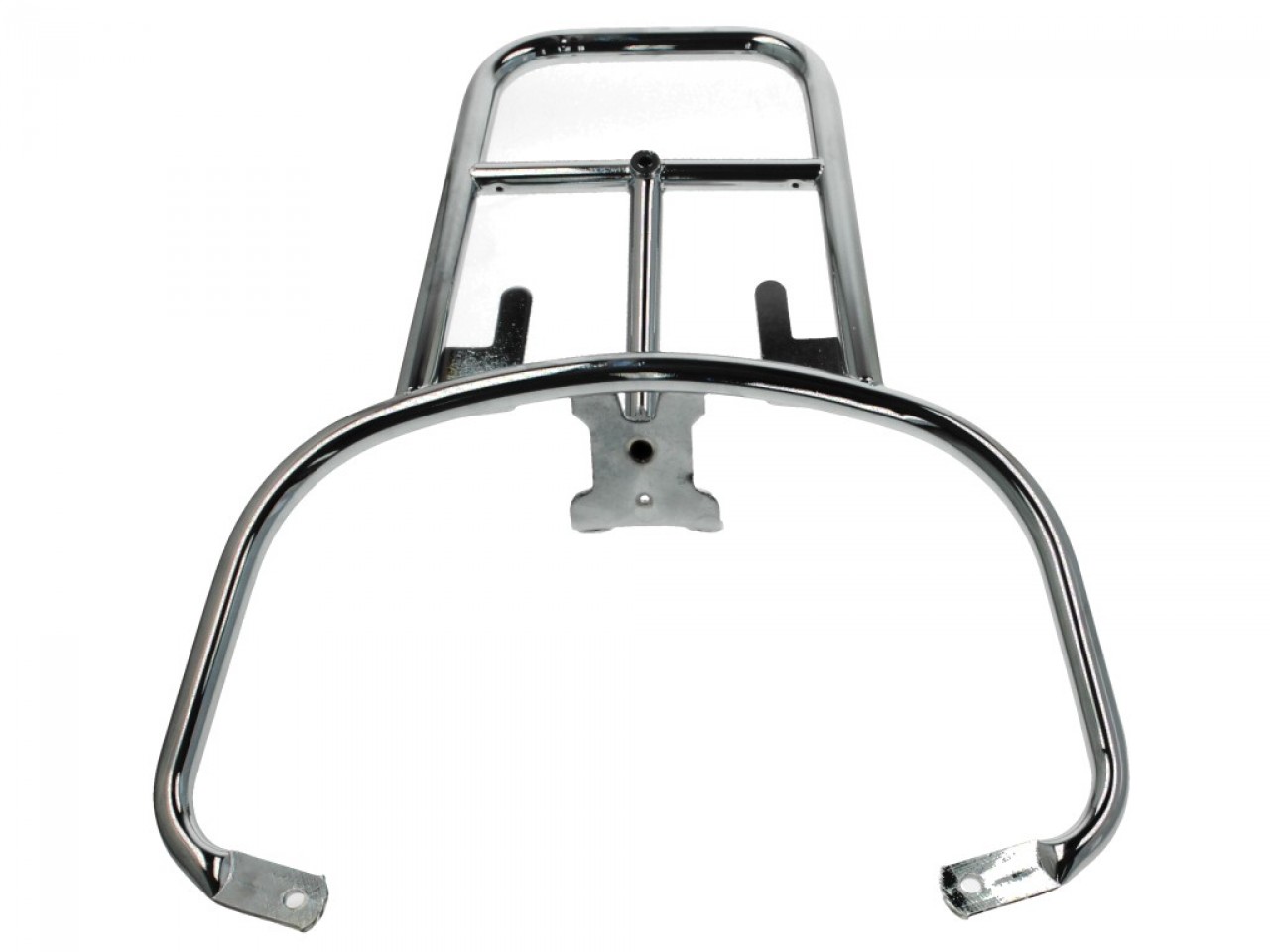 Top case carrier chrome Vespa LX / S