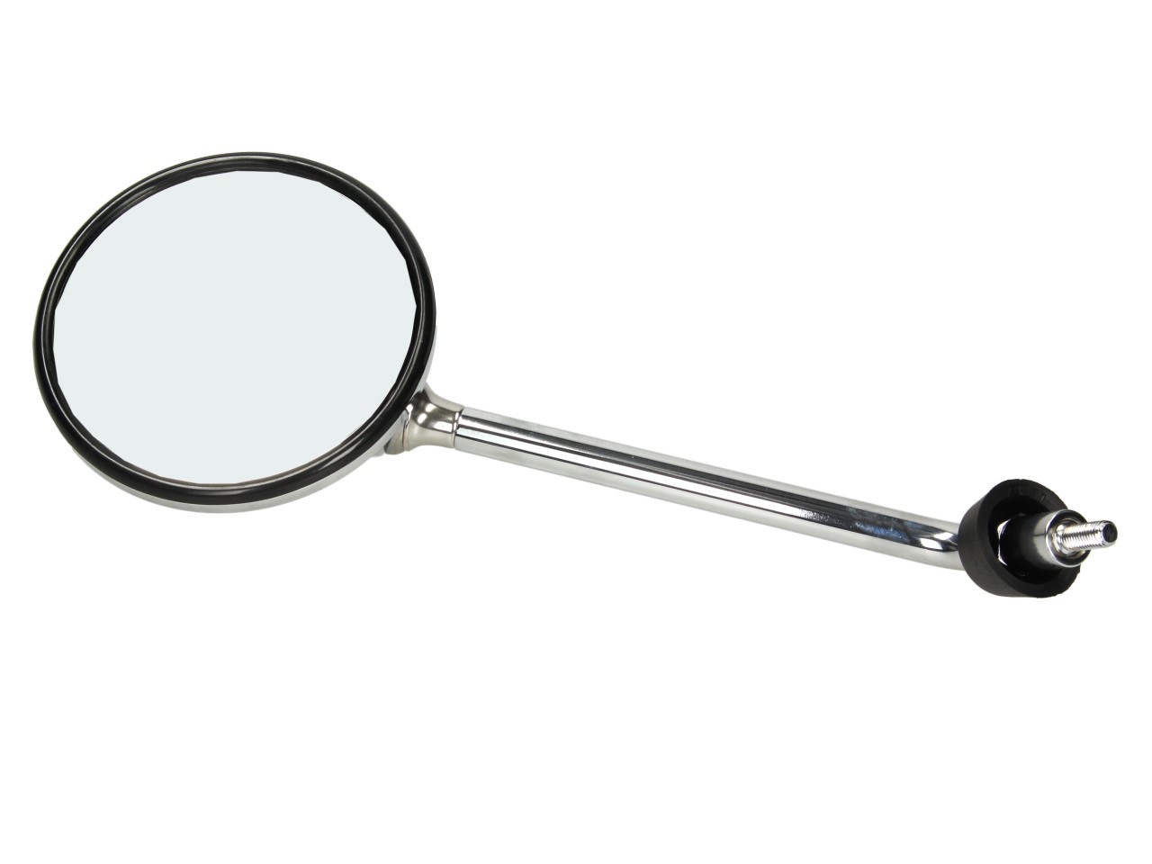 Mirror, left, chrome, with right-hand thread